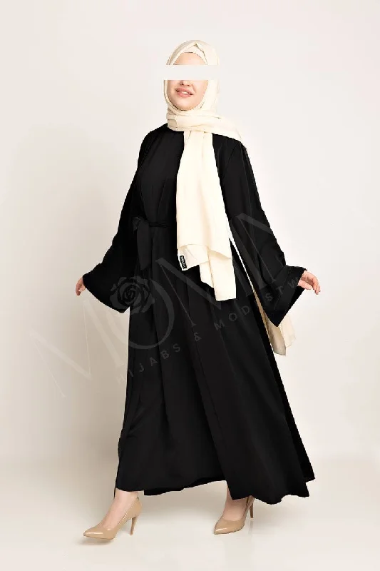 Amal Abaya Set - Coal Cozy Bridal Robe