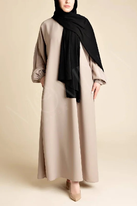 Classic Luxe Relaxed Abaya - Barakah Romantic Lace Set