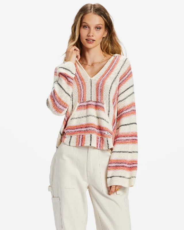 Baja Beach Hooded Sweater - Red Rock Designer sweaters