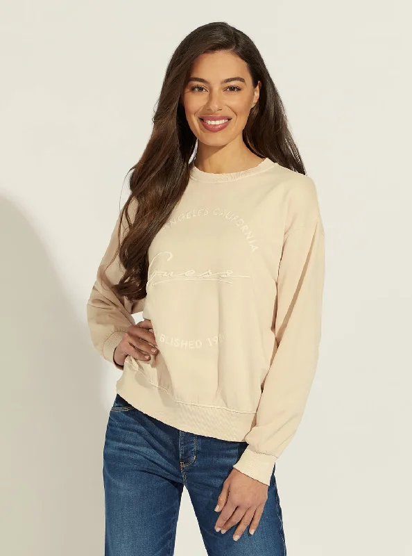 Beige Diane Active Logo Jumper North Face sweaters