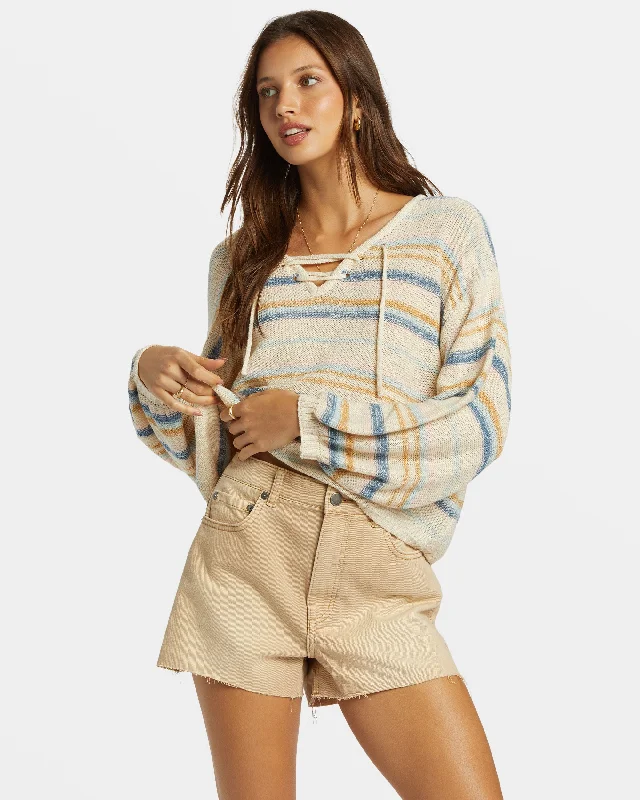 So Sweet Pullover Sweater - Dusk Blue Cheap sweaters