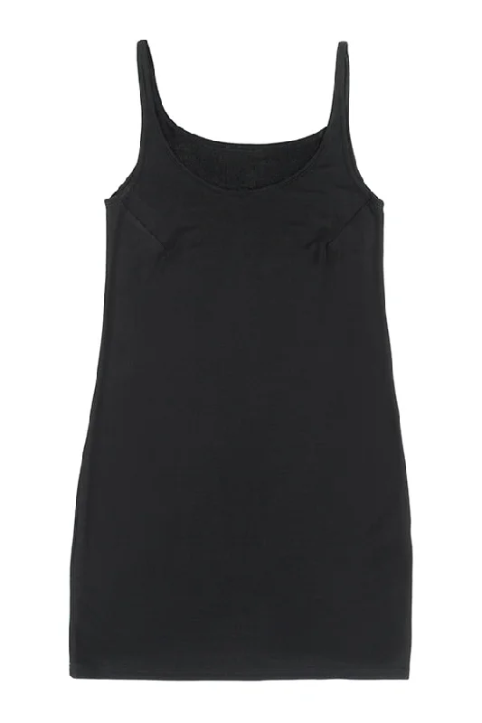 Slip Dress Black Spring mini dresses