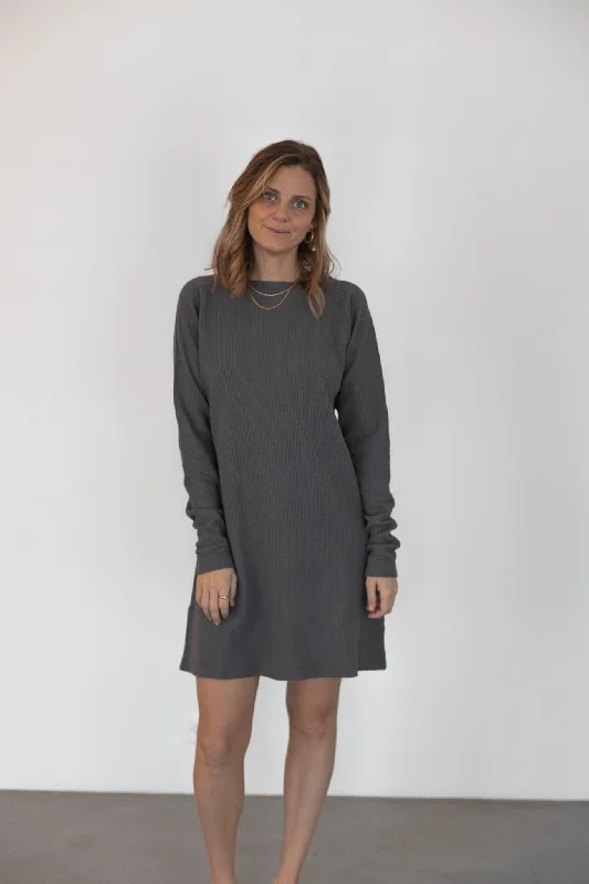 Ayana Dress Dark Grey Date night mini dresses