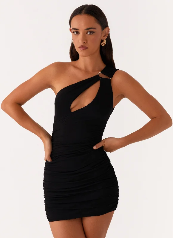 Amanda Mini Dress - Black Wedding Dress Set