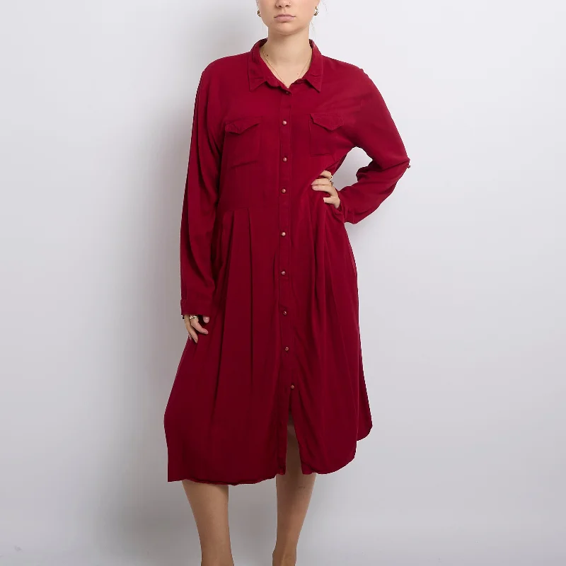 Cotton Shirt Maxi Dress - UK 14 Fashion-forward maxi dresses