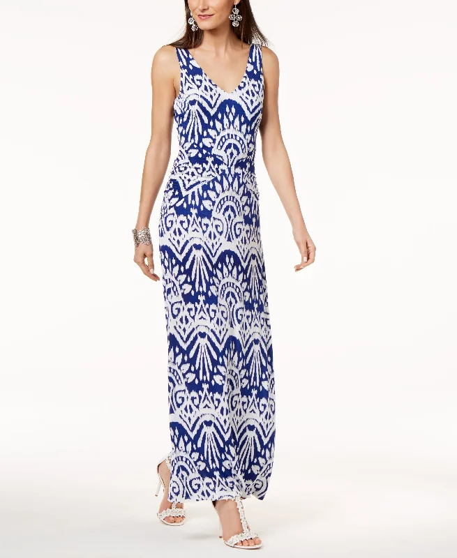 Ikat Print Maxi Tank Dress Hot new arrivals in maxi dresses