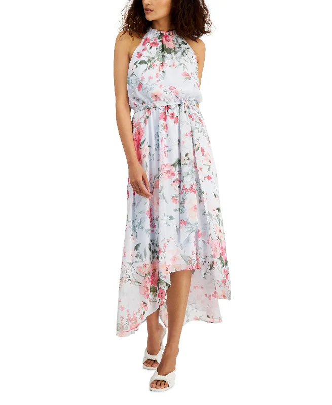 INC International Concepts Womens Floral Print Maxi Dress Smocked maxi dresses