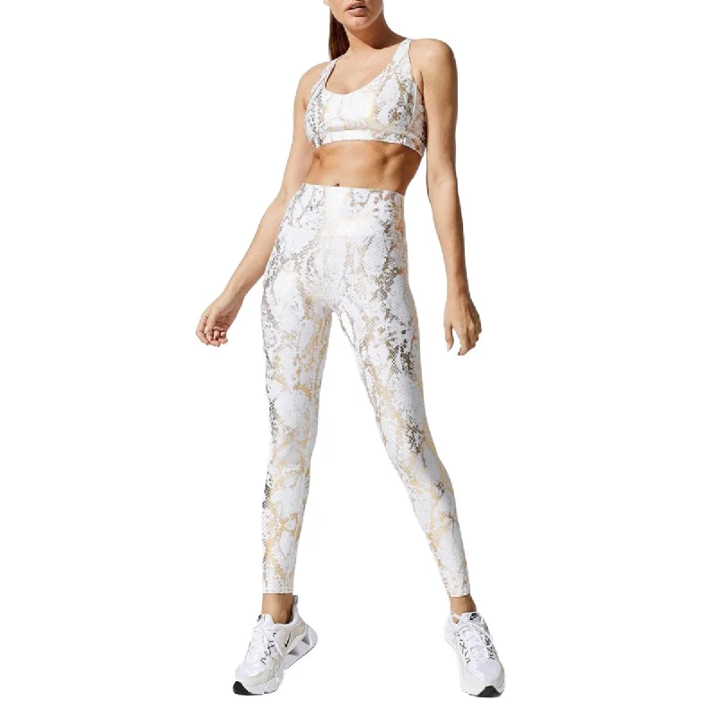 Snake Pattern Yoga Workout Set 2 Piece Activewear Sequin unclassified skirts