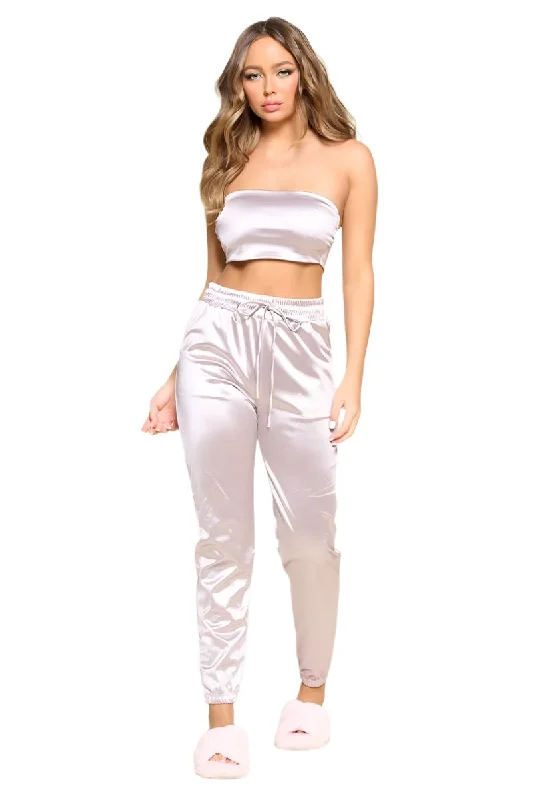 Tube Top Pant Set Mesh unclassified skirts