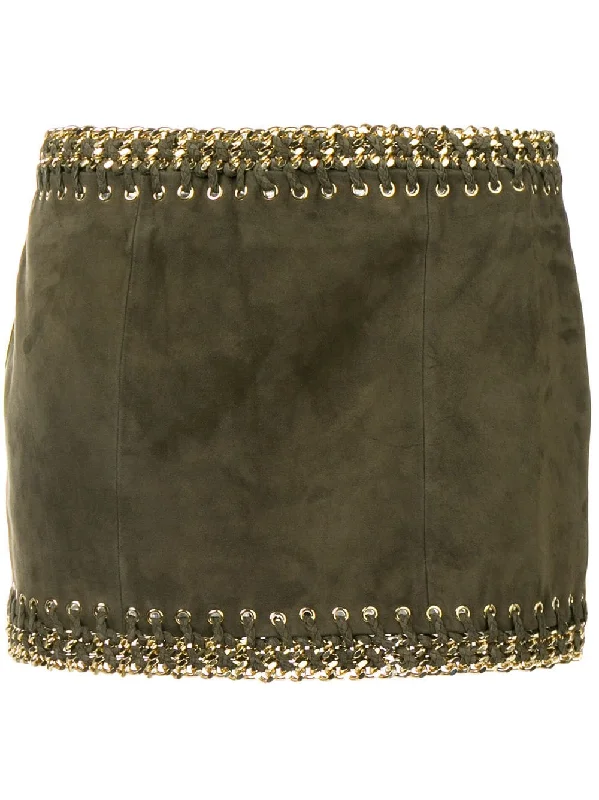 leather mini skirt Cozy Denim Mini Skirt