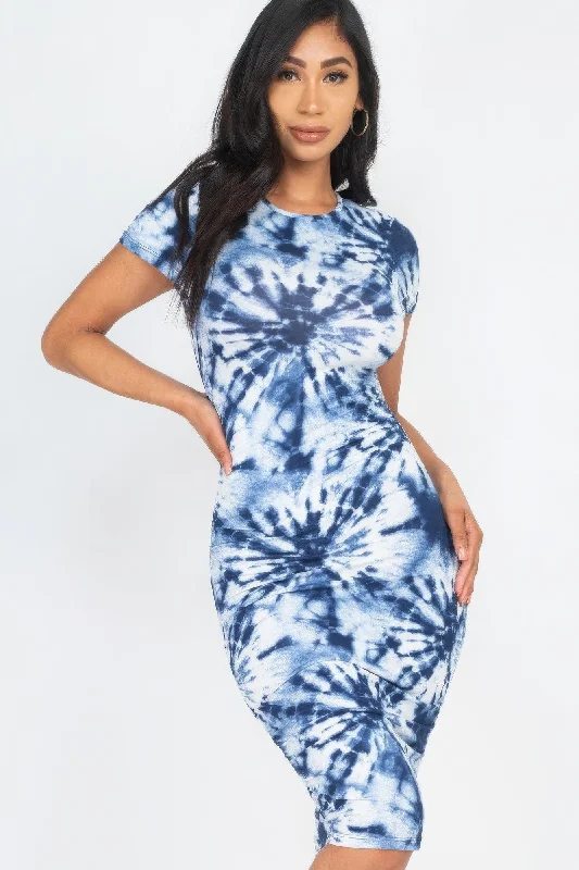 Tie-dye Printed Dress Best floral dresses for beach vacations