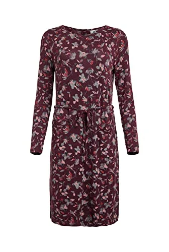 Printed Marl Dress Navy Marl Chic floral dresses