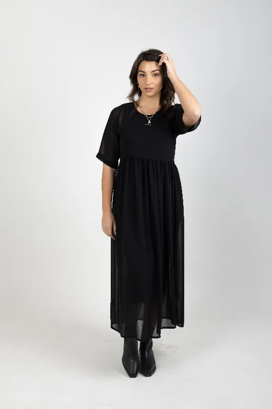 ARC DRESS BLACK Tulle unclassified dresses