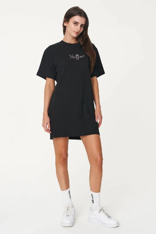 BELLA TEE DRESS DIARY - BLACK Knitted unclassified dresses