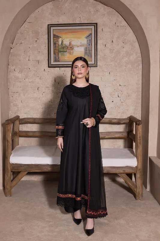 Black Katan Readymade Frock Engagement unclassified dresses