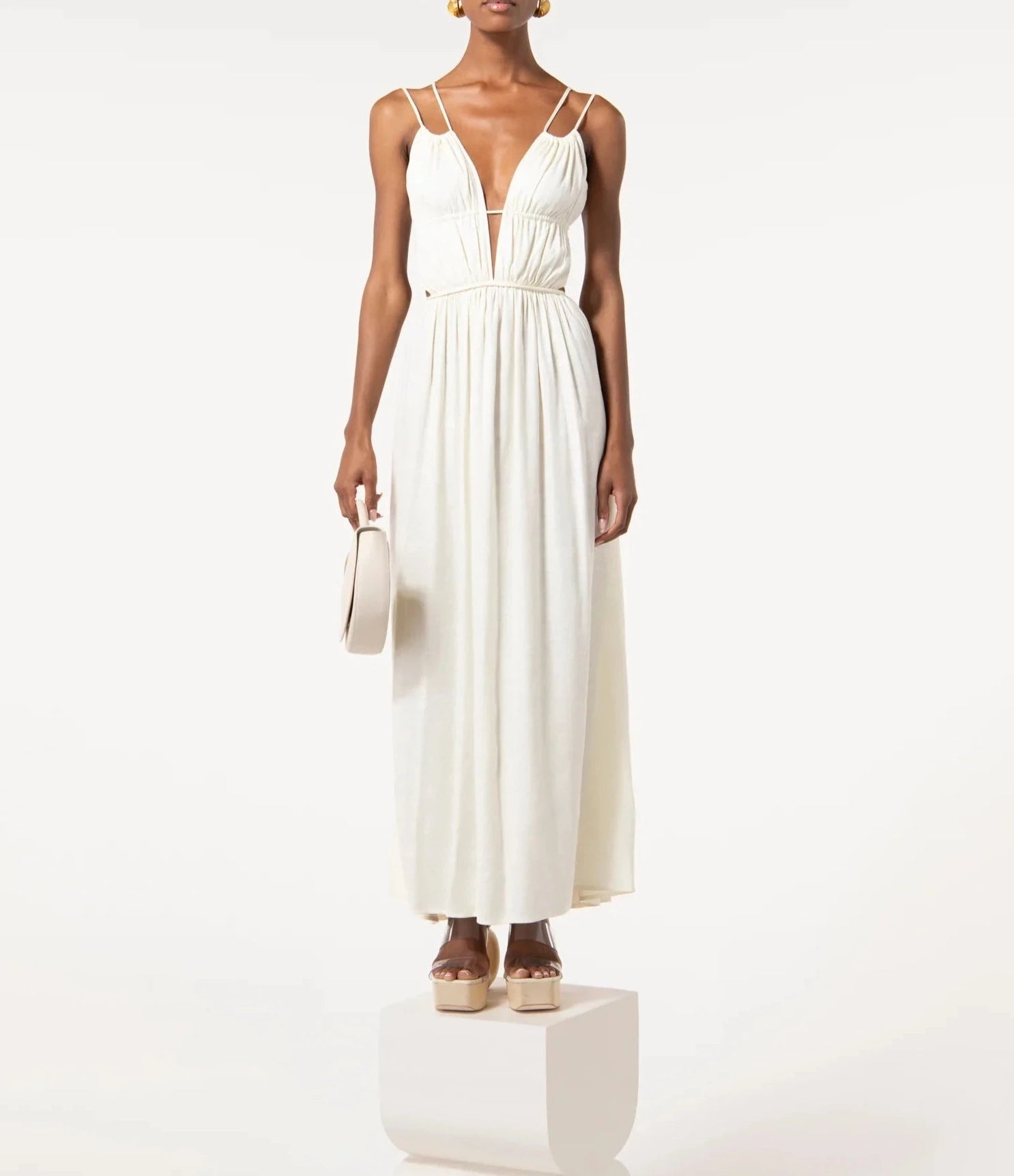 Cult Gaia - Dua Dress - Off White Earthy tone unclassified dresses