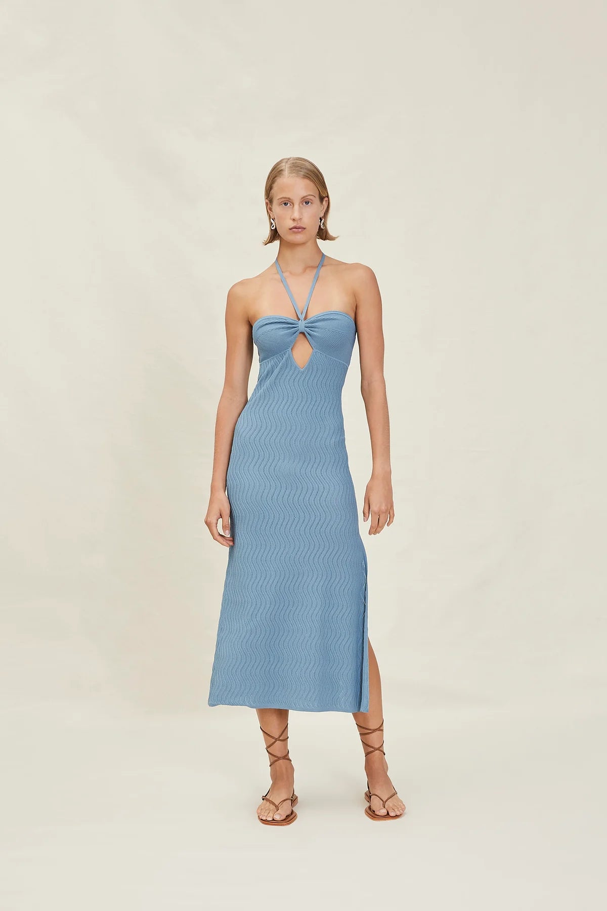 Devon Windsor - Clementine Dress - Steel Blue Graduation unclassified dresses