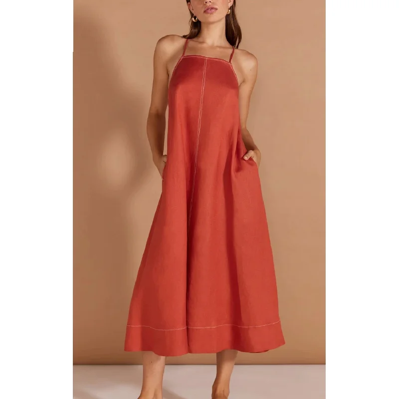 Dress Evalina Sundress - Rust Everyday wear unclassified dresses