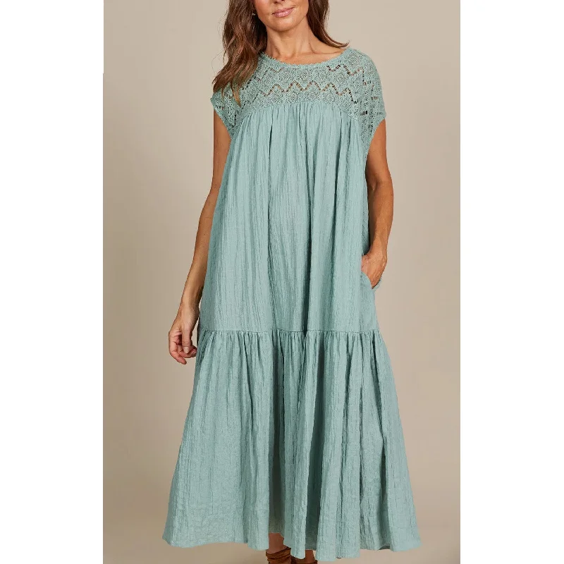 Dress Fleur Relaxed ONE SIZE - Seafoam Tulle unclassified dresses