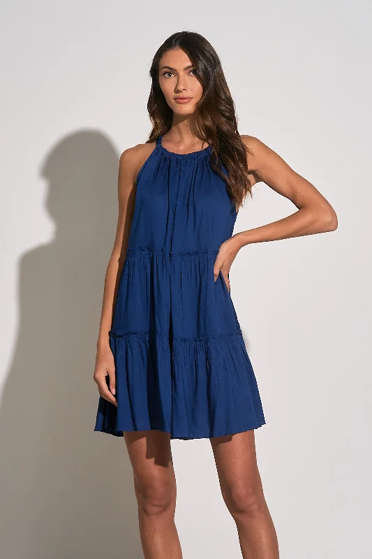 ELAN RESORT 23 HALTER DRESS IN ROYAL Date night unclassified dresses