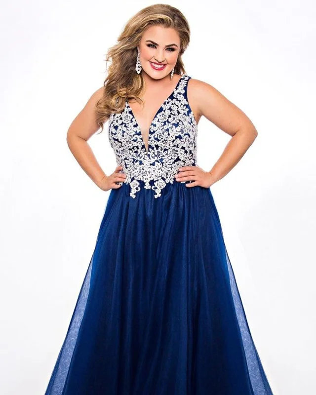 Fairy Tale Formal Dress | Navy One-shoulder unclassified dresses