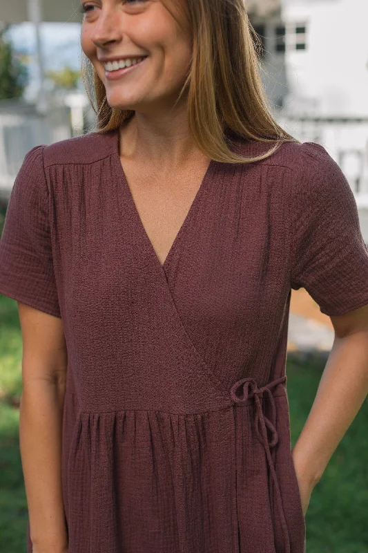 Fall River Dress - Dusty Burgundy Summer unclassified dresses