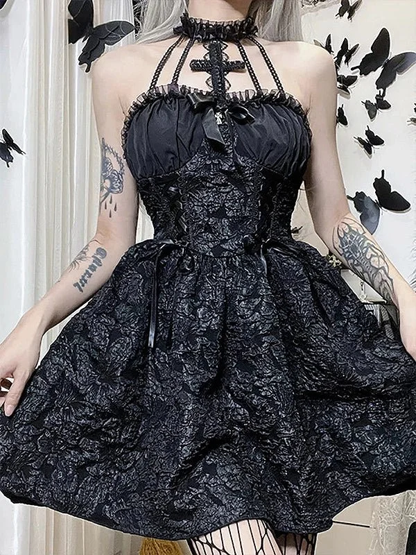 Gothic Princess A-line Dress Sequin unclassified dresses