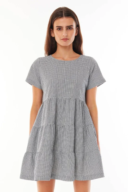 IDYLLIC MILLY DRESS - NAVY/WHITE Unique unclassified dresses