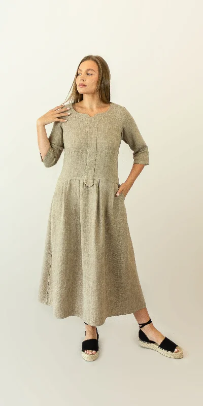 Soft linen dress Date night unclassified dresses