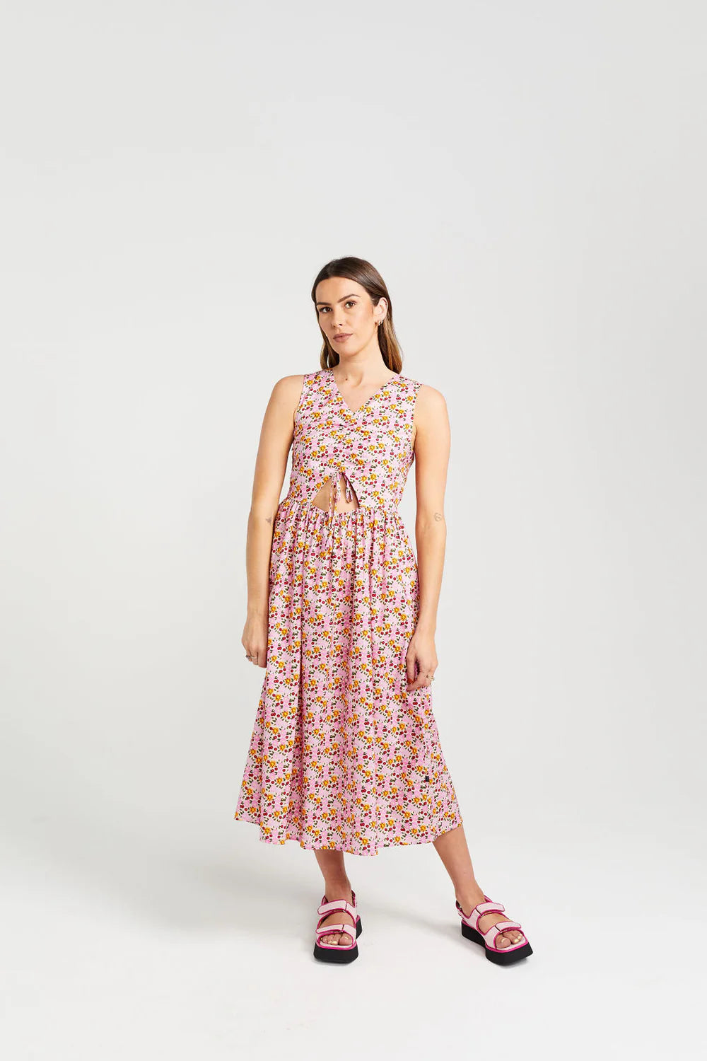 KIPPAH DRESS POSY Ruffled unclassified dresses