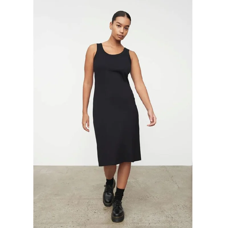 Kowtow Everyday Singlet Dress - Black Tiered unclassified dresses