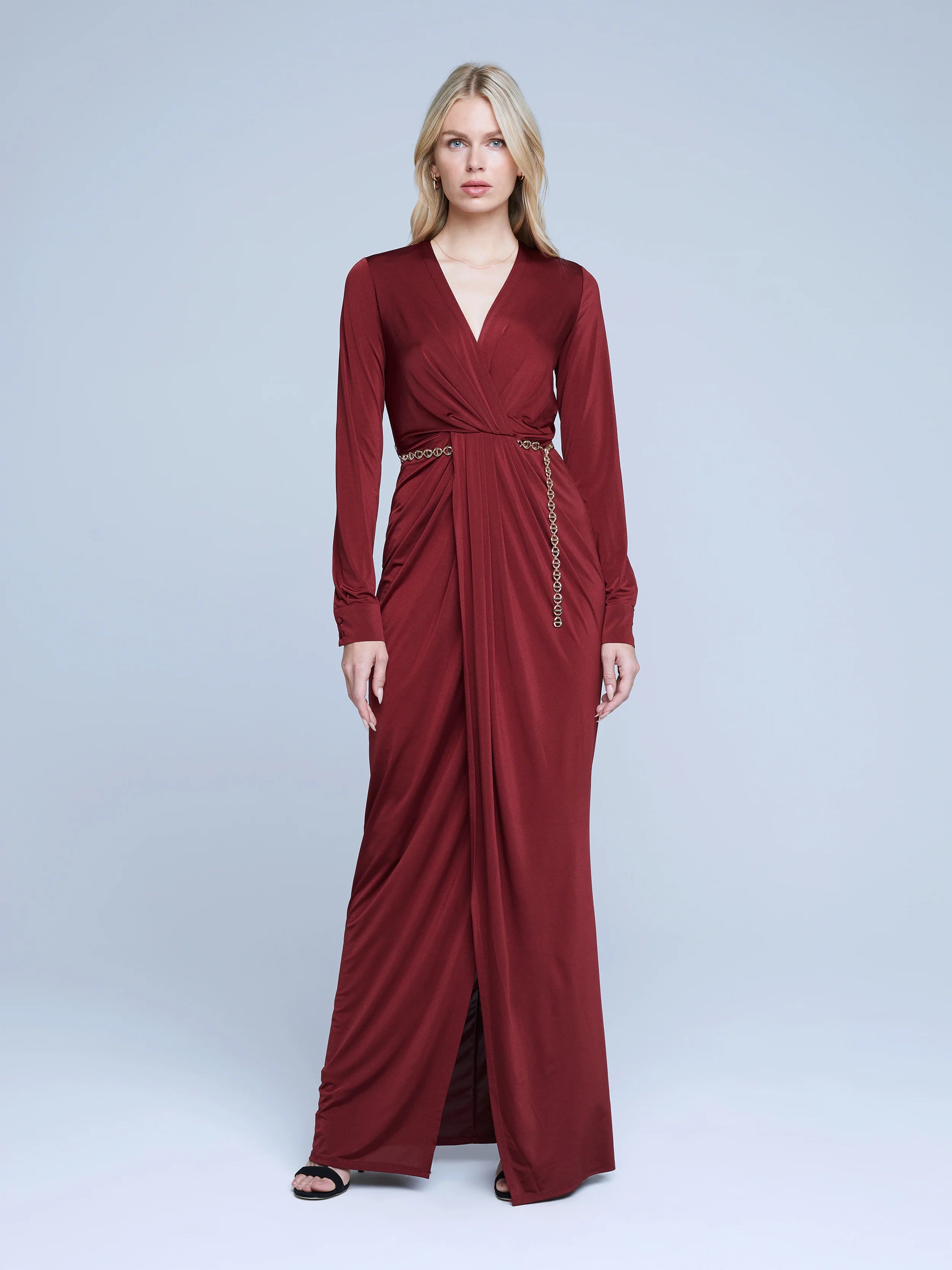 L’agence - Thea Dress - Black Cherry Date night unclassified dresses