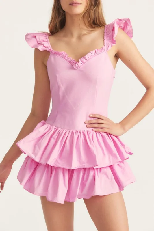 Loveshackfancy - Sanam Dress - Pink Pop Rocks Club unclassified dresses