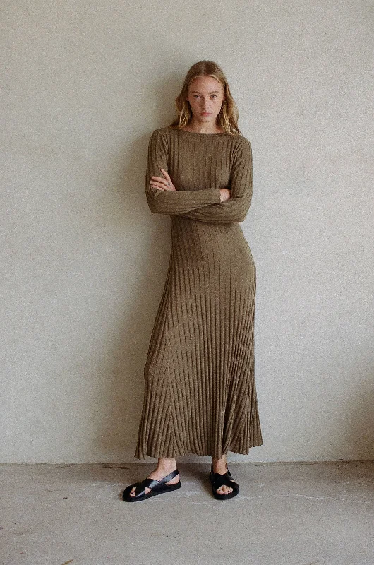 Mari Knit Dress - caramel Winter unclassified dresses