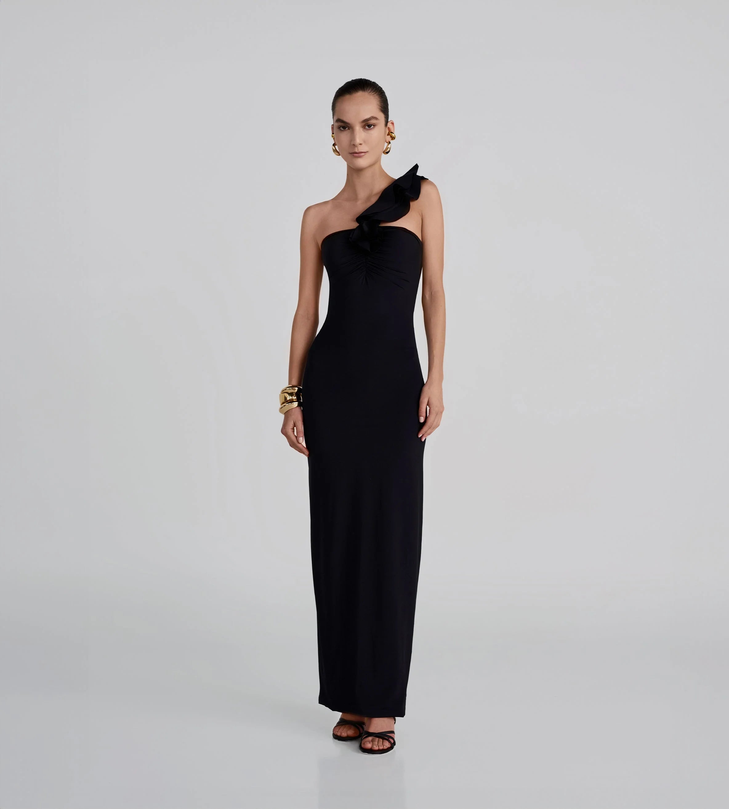 Maygel Coronel - Sortilegio Dress - Black Tiered unclassified dresses