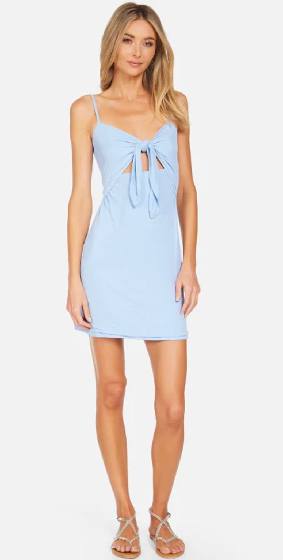 Michael Lauren - Renton Spaghetti Dress - Cornflower Blue Beach unclassified dresses