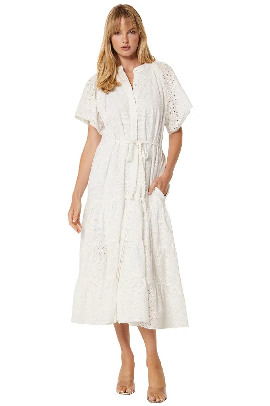 Misa - Mallory Dress - White Budget-friendly unclassified dresses