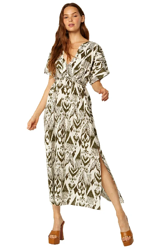 Misa - Maryam Dress - Spring Ikat Silk unclassified dresses