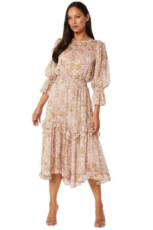 Misa - Ynes Dress - Rose Paisley Lightweight unclassified dresses