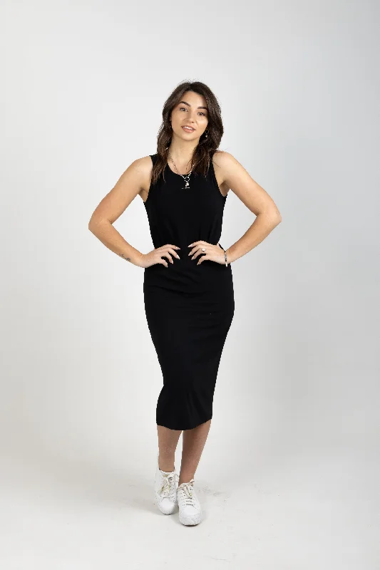 MONTANA DRESS BLACK Backless unclassified dresses