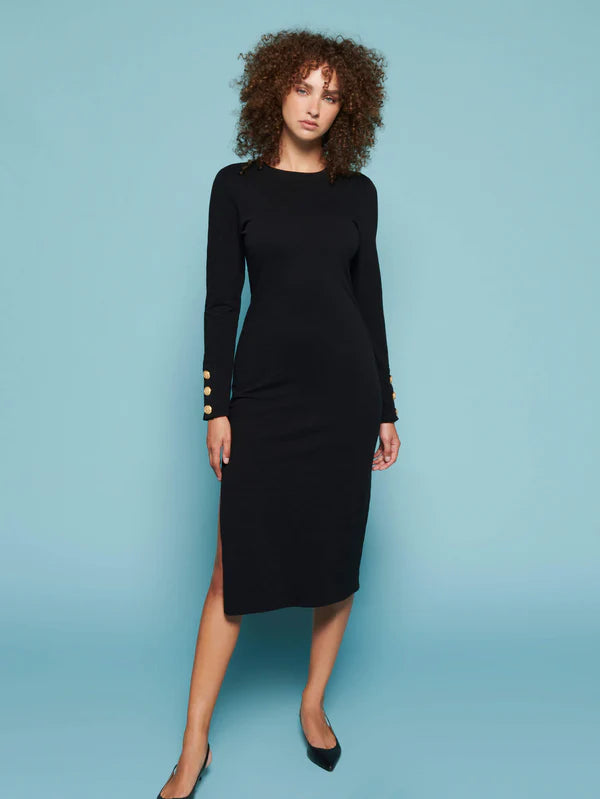 Nation LTD - Theo Dress - Jet Black Printed unclassified dresses