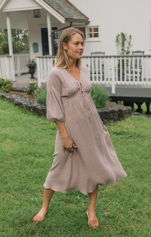 Port Augusta Dress - Lavender Earthy tone unclassified dresses