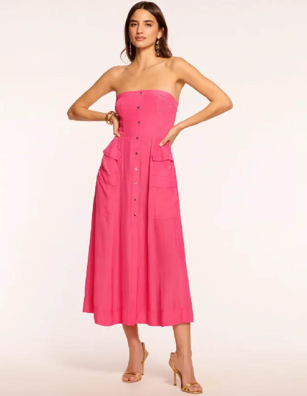 Ramy Brook - Blair Dress - Pink Punch High-end unclassified dresses