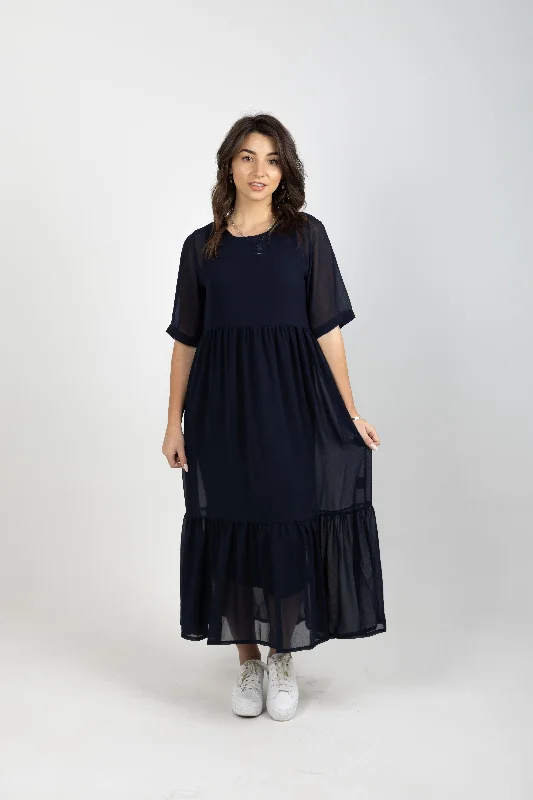 RUBY DRESS BLUE NOIR Beaded unclassified dresses