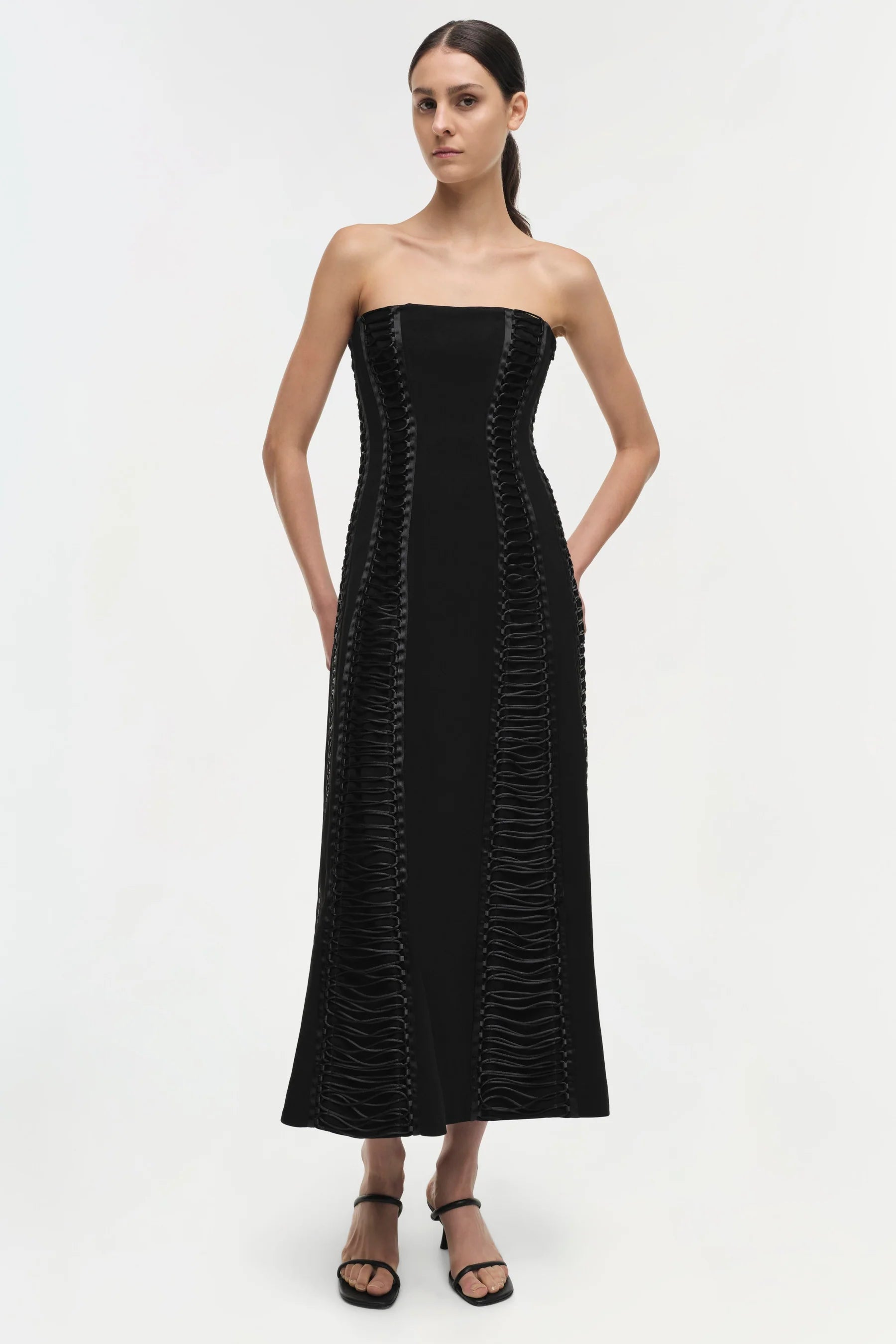 Simkhai - Dennison Dress - Black Open-back unclassified dresses