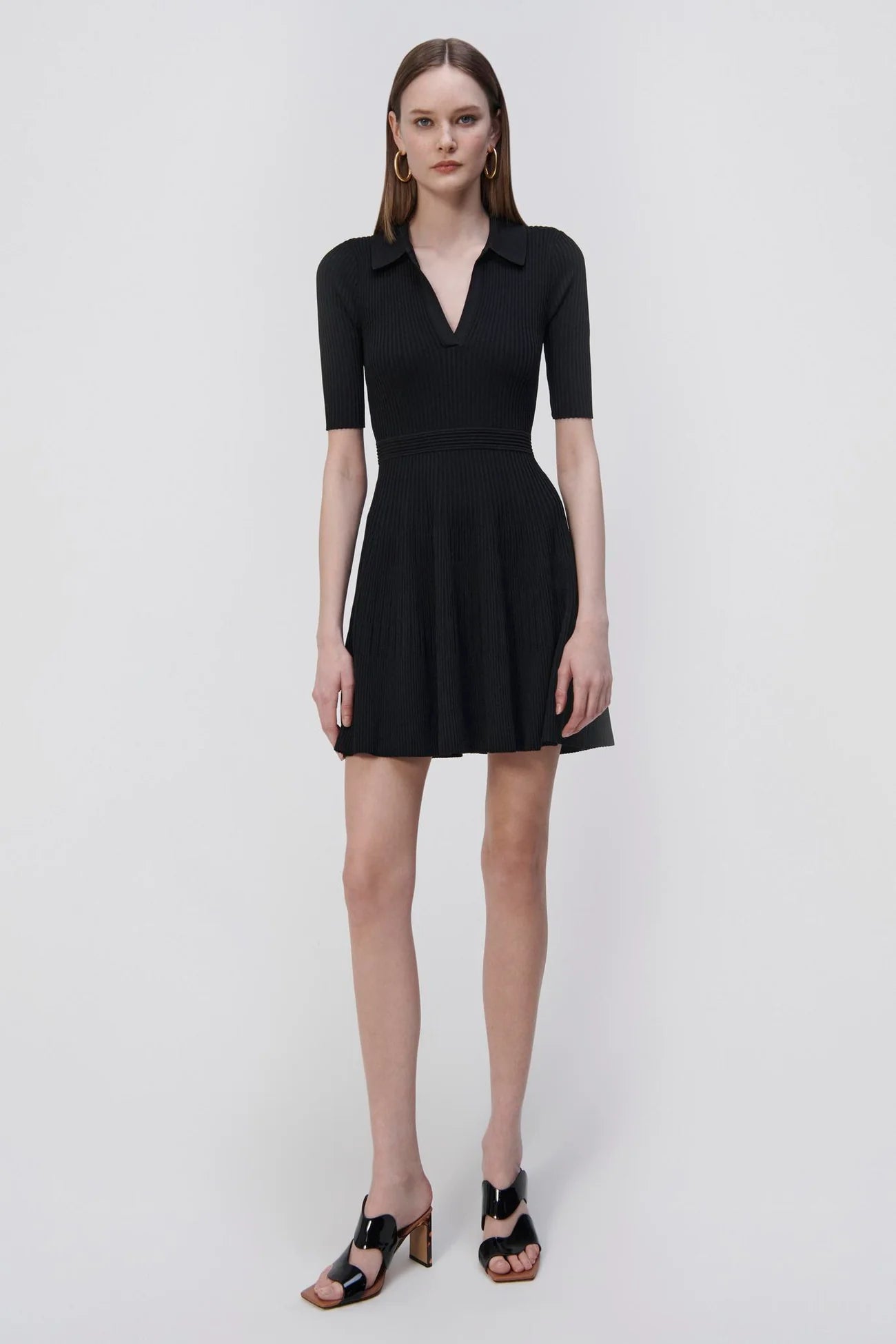 Simkhai - Patricia Polo Dress - Black Affordable unclassified dresses