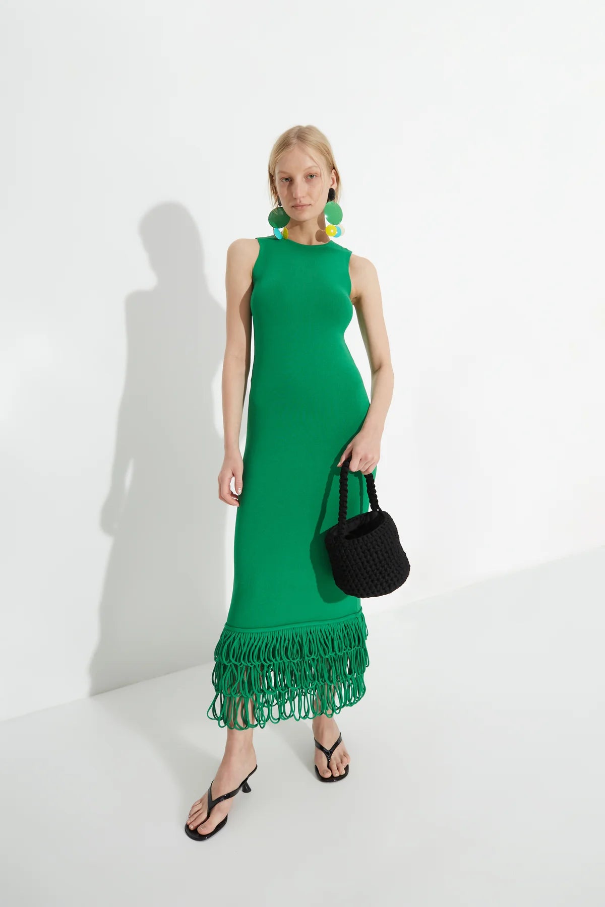 Simon Miller - Albers Dress - Gummy Green Striped unclassified dresses