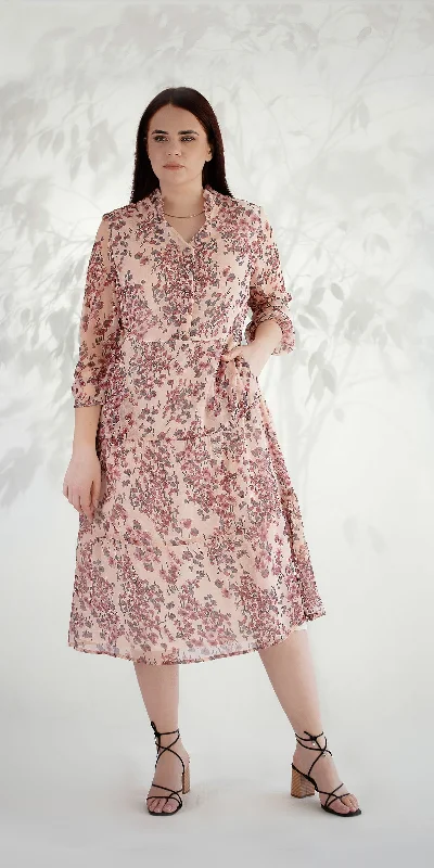 Dress with cherry blossoms Wrap unclassified dresses