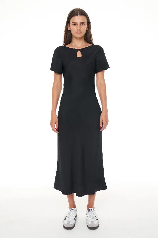 TWILIGHT SS KEYHOLE DRESS - BLACK Best-selling unclassified dresses