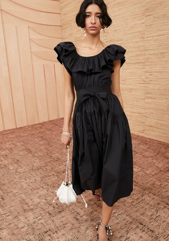 Ulla Johnson - Amira Dress - Noir Velvet unclassified dresses